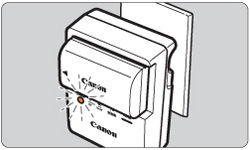 How to recharge the EOS 5D Mark II battery.