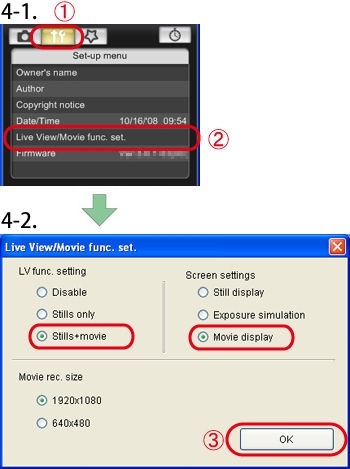How do I shoot movies remotely in Live View using EOS Utility.