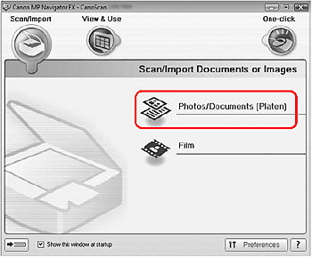 Scanning Using MP Navigator EX (LiDE 700F)