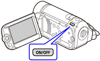 Setting the date/time on the FS22, FS21, and FS200 camcorders