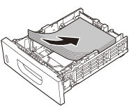 Set the rear paper guide to the correct setting