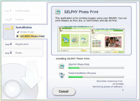 Installing the Printer Driver and Connecting the Printer to a computer ...