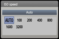 How to set the ISO Speed on the EOS REBEL T1i