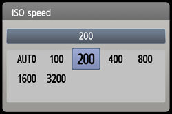 How to set the ISO Speed on the EOS REBEL T1i