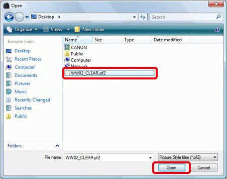 How to apply a Picture Style File to an Image from the EOS Rebel T1i ...