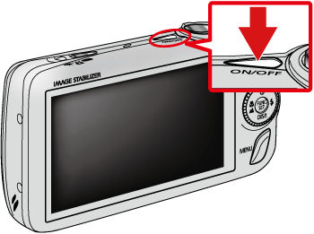 Setting the AF frame (Set the AF frame to Face Detect) with the PowerShot.