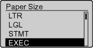Set the paper Type to Plain, Plain 2, Recycled, or Color