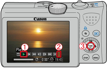 Shooting Movies, and Playing Back Movies using the PowerShot SX120 IS.