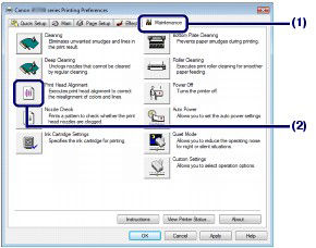 Perform Print Head Alignment - iP2700 / iP2702