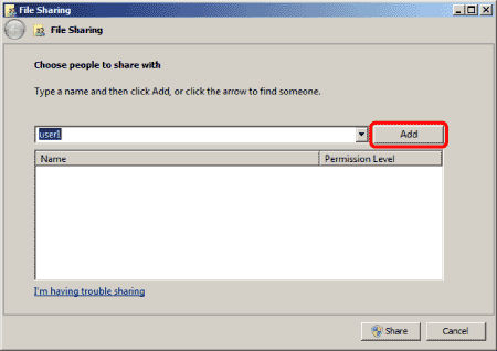 Setting Shared Folder (Windows Server 2008) (MF9200 Series)
