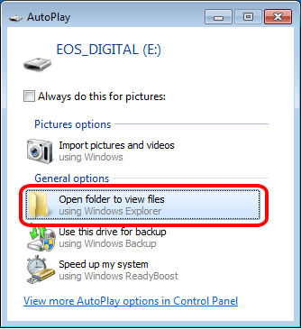 Using a Card Reader or a Card Slot on a Computer to Download Images.