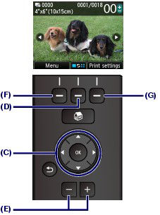Printing Photos Saved on the Memory Card / USB Flash Drive