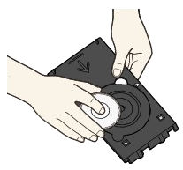 Placing and printing to a printable disc (MG5320)