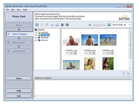 Printing on a Printable CD or DVD with Easy-PhotoPrint EX (iP7220)