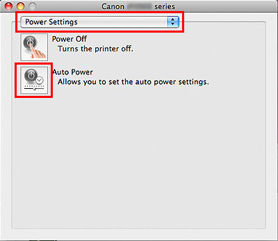 Change the Power Off Setting - PIXMA MG Series