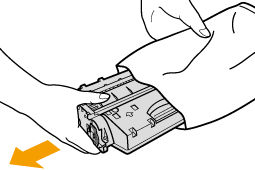Insert a toner cartridge (MF5900 Series/D1300 Series)