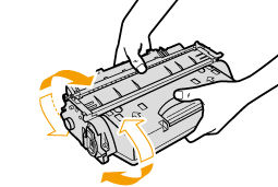 Insert a toner cartridge (MF5900 Series/D1300 Series)