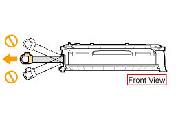 Insert a toner cartridge (MF5900 Series/D1300 Series)