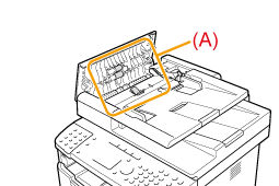Clean the feeder roller, and the scanning area (MF5900 Series/D1300 Series)