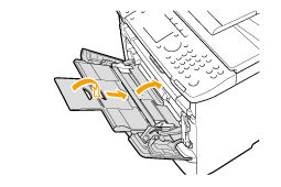 Paper Jams in the Front Cover (MF5900 Series/D1300 Series)