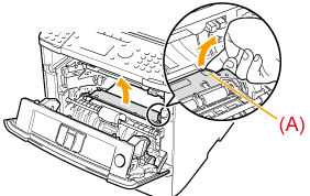 Paper Jams in the Front Cover (MF5900 Series/D1300 Series)