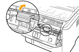 Paper Jams in the Front Cover (MF5900 Series/D1300 Series)