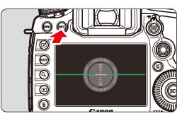 Displaying the Electronic Level When Shooting (EOS 5D Mark III)