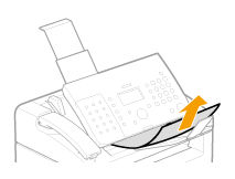 "Paper jam." appears on the display - Faxphone L100