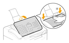 "Paper jam." appears on the display - Faxphone L100