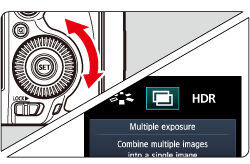 Shooting Multiple Exposures (EOS 5D Mark III)