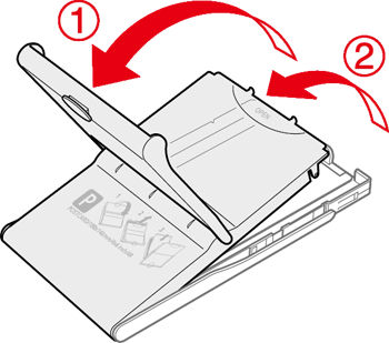 Load Paper in a SELPHY CP900 Cassette