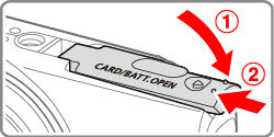 Inserting and removing batteries and memory cards_2