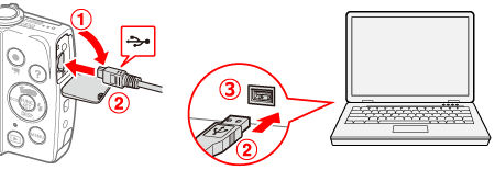 Saving Images to a Computer with CameraWindow 8.10 (or later)