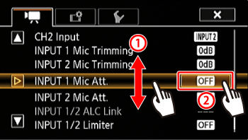 Setting the Microphone (XA35 / XA30)