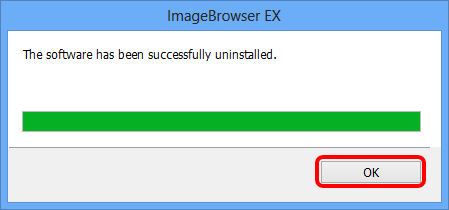 ImageBrowser EX Does not Operate Correctly / Uninstalling and ...
