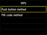 Wireless LAN connection of your printer to an access point using WPS ...