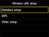 Wireless LAN connection of your printer to an access point in the ...
