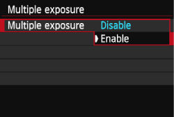 Shooting Multiple Exposures (EOS 70D)