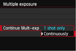 Shooting Multiple Exposures (EOS 70D)