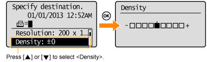 Scanning Settings When Sending a Fax - imageCLASS MF6180dw