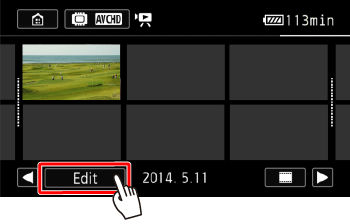 Deleting recorded scenes