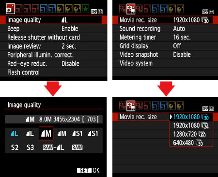 Changing the AF Mode to Use the Live View Function to Shoot Still ...