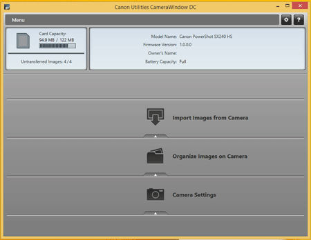 CameraWindow 8.8 does not run (Windows 8.1)
