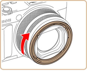 Adaptateur Filtre 58 Mm Pour Canon PowerShot G1X – Permet D’ajouter Filtres, Pare-soleil Et Bouchons D’objectif