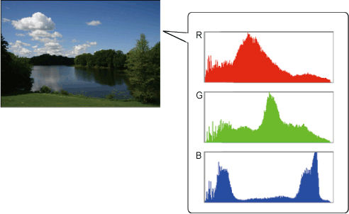 Reading Histograms (EOS 80D)