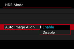 HDR (High Dynamic Range) Shooting (EOS 5DS / EOS 5DS R)