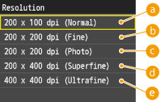 Various Fax Settings - imageCLASS MF800 series