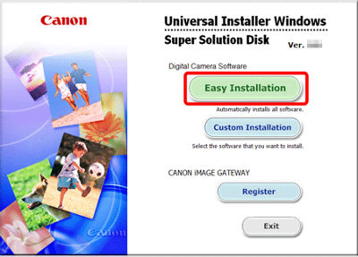 Installing the CameraWindow software to send MP4 movies and photos