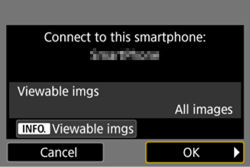 Sending images to a Smartphone (Wireless Connection)