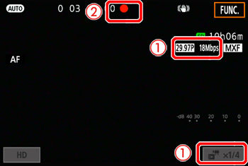Making Settings for Slow & Fast Motion Recording (XC10)